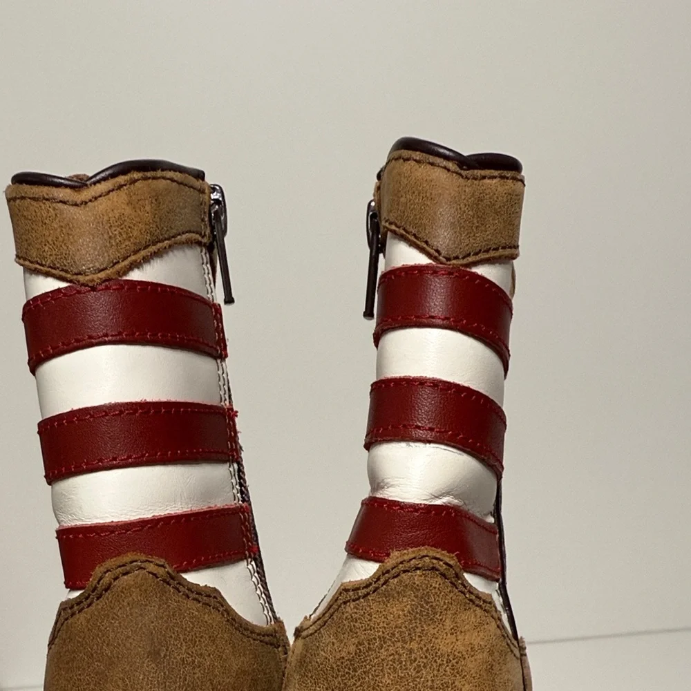 Kids Western Star and Stripes Boots - Picture 8 of 12